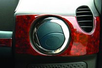 Fiat Doblo I 2001–2005 Dekorlist för ventilationsspjäll (4 st, rostfritt stål) foto 2