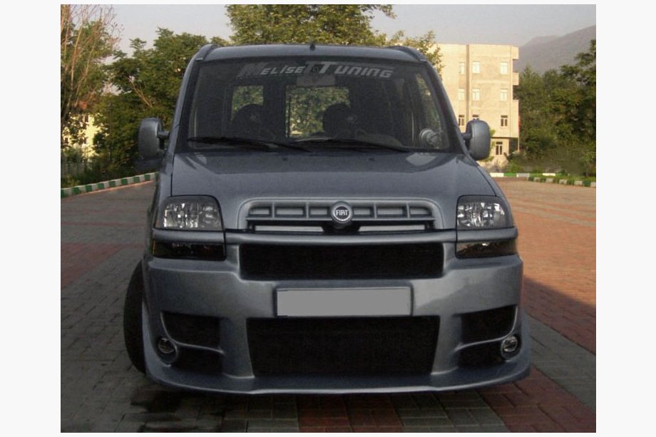 Fiat Doblo I 2001–2005 Stötfångaröverlägg i Sorento-stil (för lackering) Image