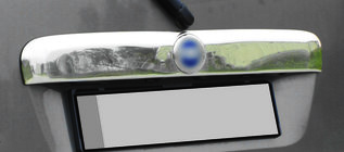 Fiat Doblo I 2005–2010 Dekorlist ovanför registreringsskylten (rostfritt stål) foto 1
