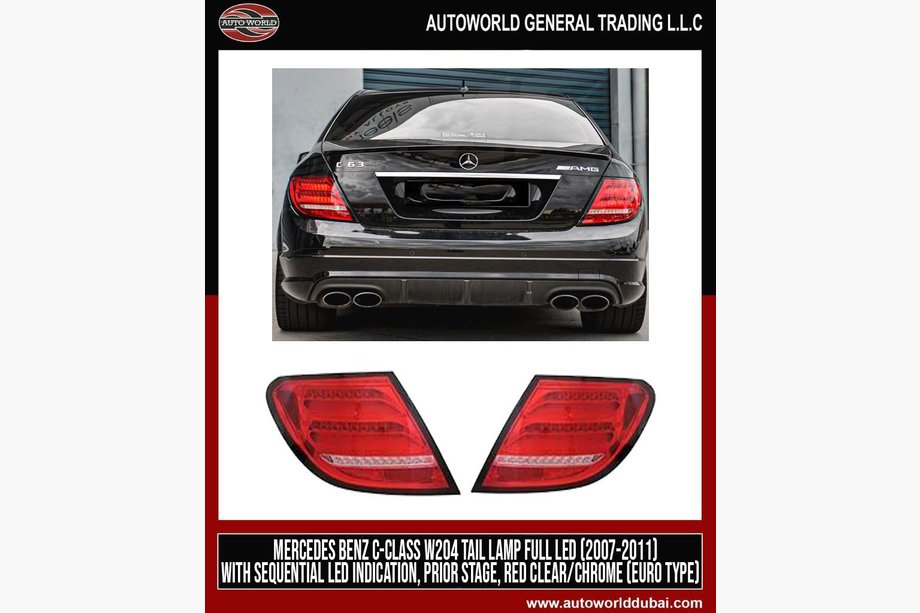 Mercedes C-klass W204 2007–2015 LED-bakljus (2007-2011, 2 st) Image
