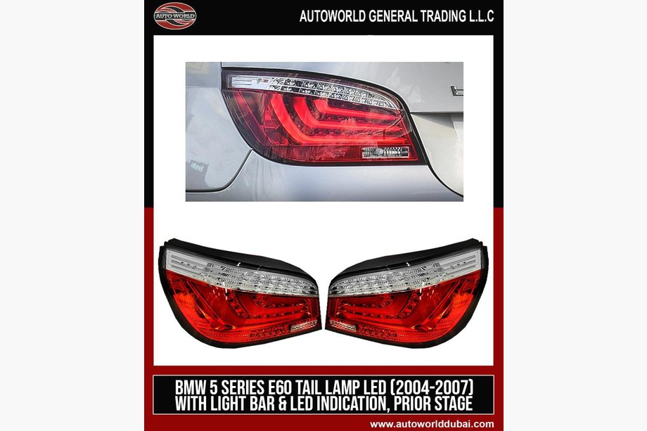 BMW 5-serien E60/E61 2003–2010 LED-baklyktor (2 st) Image