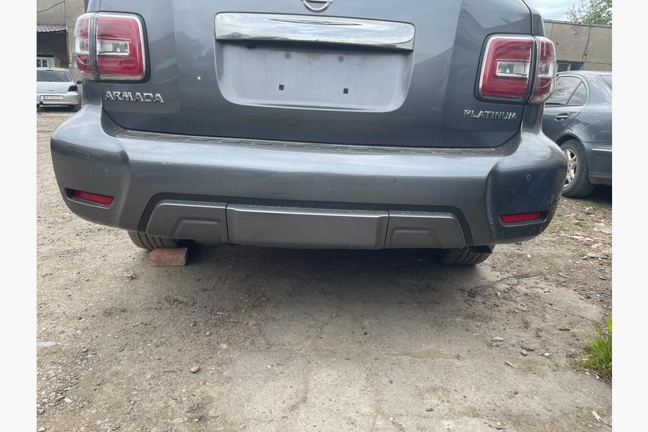 Nissan Patrol Y62 2010–2024 Bakre stötfångare komplett (original 2019) Image