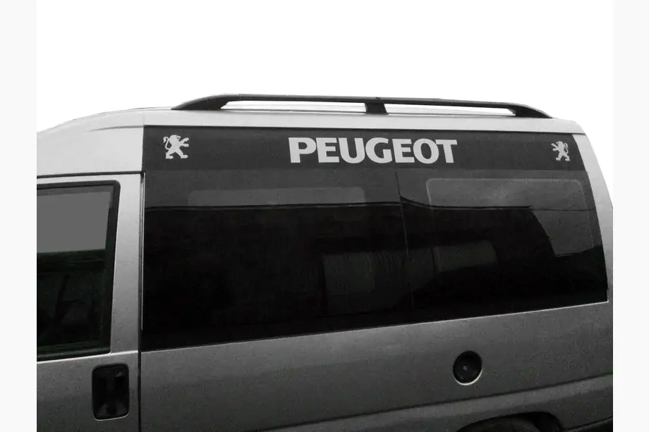 Fiat Scudo 1996–2007 Takrails, svart Image
