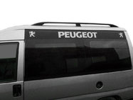 Citroen Jumpy 1996–2007 Svarta takrails Kort hjulbas, plastfötter foto 1