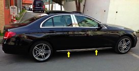 Mercedes E-klass W213 2016–2023 Kromlist för dörrlist typ-1 (4 st, rostfritt stål) foto 1