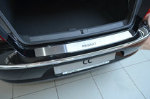 Volkswagen Passat CC 2008–2017 Natanika lastskydd för bakre stötfångare (rostfritt stål) foto 1