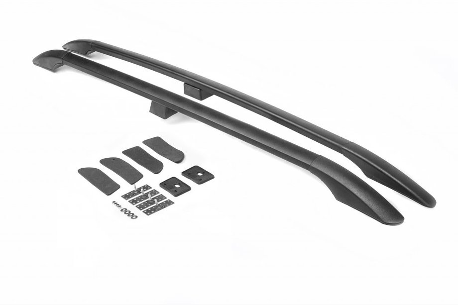 Kia Soul II 2013–2018 Svarta takrails (plastfötter, montering med lim) Image