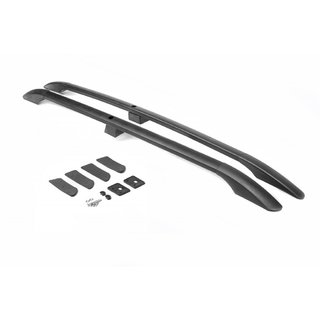 Takrails i aluminium (svarta)