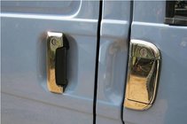 Volkswagen T4 Caravelle/Multivan 1990–2003 Kromade dörrhandtagskåpor (7 delar, rostfritt stål) Carmos - turkiskt stål foto 2