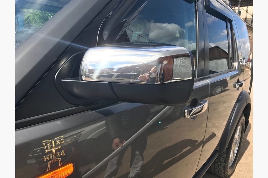 Range Rover III L322 2002–2012 Spegelkåpor (2 st, rostfritt stål) Foto 3
