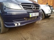 Mercedes Vito W639 2004–2014 Frontläpp till stötfångare (för 4 strålkastare), lackerbar foto 4