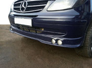 Mercedes Vito W639 2004–2014 Frontläpp till stötfångare (för 4 strålkastare), lackerbar foto 1