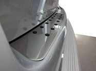 Volkswagen T5 Multivan 2003–2010 Instegsskydd till bakre stötfångare med svarta inlägg (rostfritt stål) foto 1