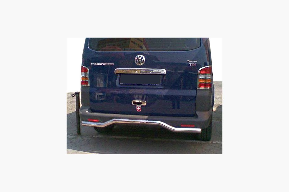 Volkswagen T5 2010–2015 Bakre skyddsbåge Wave (rostfritt stål) Image