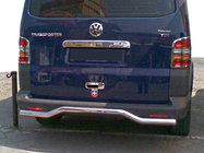 Volkswagen T5 2010–2015 Bakre skyddsbåge Wave (rostfritt stål) foto 1