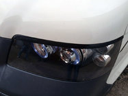 Volkswagen T5 Multivan 2003–2010 Strålkastarögonlock (2 st, plast, svarta) Mattsvart foto 1