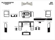 Volkswagen T5 Caravelle 2004–2010 Instrumentpanelskydd Kolfiber foto 3