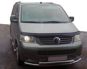 Volkswagen T5 Multivan 2003–2010 Främre dubbel frontbåge 60/48 mm (rostfritt stål) 60 x 60 mm foto 1