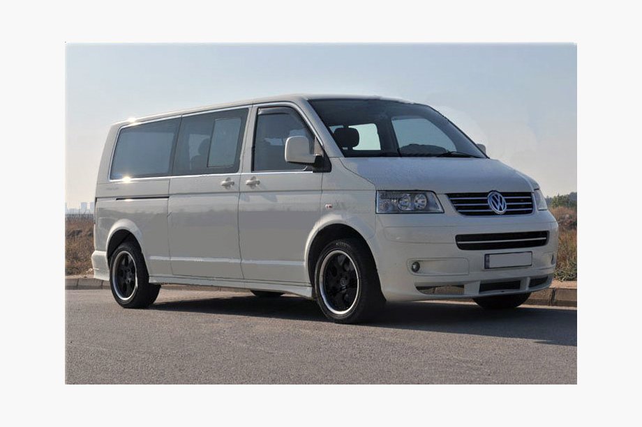 Volkswagen T5 Transporter 2003–2010 Komplett fönsterlistset (14 delar, rostfritt stål) 2 sidodörrar, lång hjulbas Foto 6