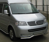 Volkswagen T5 2010–2015 Nedre stötfångarläpp, vågformad (rostfritt stål) foto 1