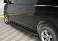 Volkswagen T5 Multivan 2003–2010 Sidosteg X5-typ, svarta (2 st, aluminium) foto 4