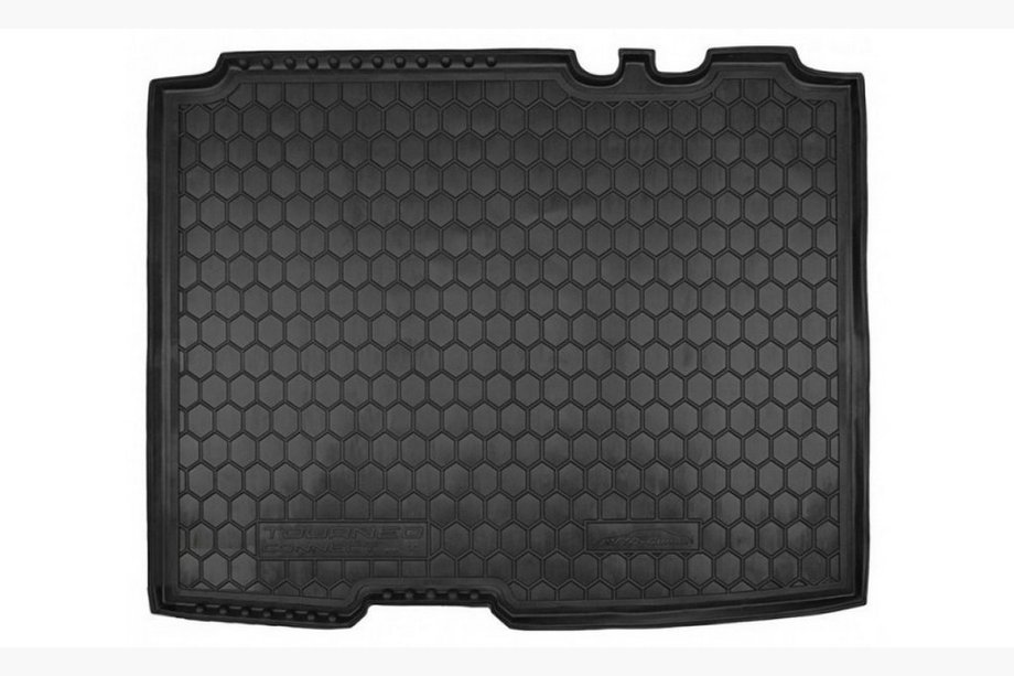 Ford Connect 2014–2021 Bagagerumsmatta – kort hjulbas (Autogumm, plast) Image