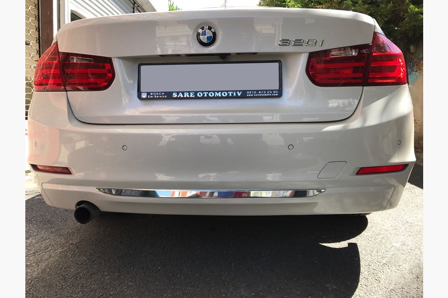 BMW 3-serien F30/F31 2012–2019 Stötfångarkant bak (rostfritt stål) Image