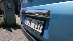 Peugeot Bipper 2008–2017 List ovanför registreringsskylten (rostfritt stål) OmsaLine – italienskt rostfritt stål foto 4