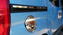 Citroen Nemo 2007–2017 Rostfri list under skjutdörr (2 st) Carmos - turkiskt stål foto 2