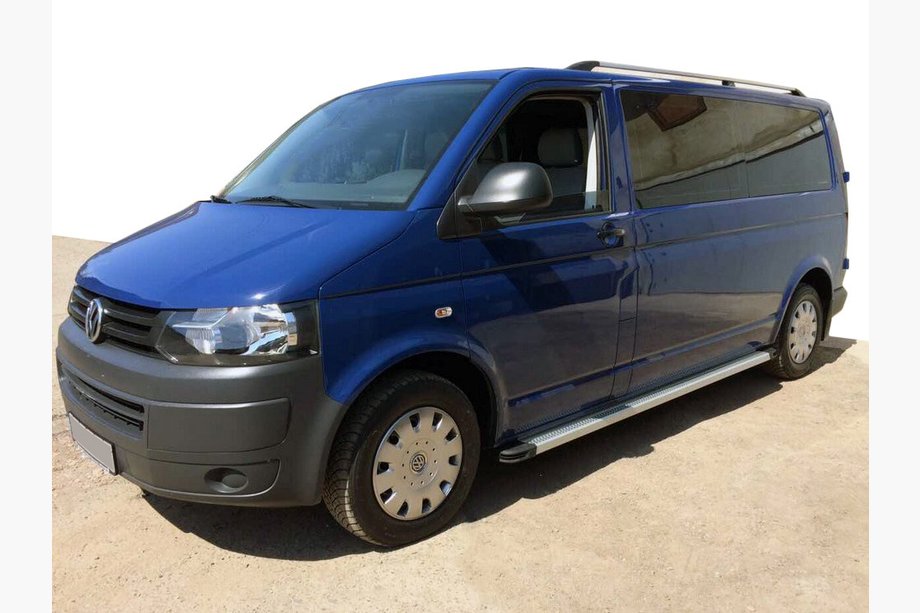 Volkswagen T5 2010–2015 Sidosteg Maya V2 (2 st, aluminium) Image