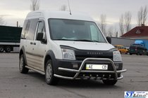 Ford Connect 2010–2013 Frontbåge med dubbelbåge WT003-Plus-2 (rostfritt stål) foto 3