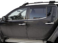 Mitsubishi L200 2006–2015 Fönsterlister (4 st, rostfritt) foto 1