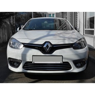 Kromlister för stötfångargaller (2013↗, rostfritt stål) Renault Fluence 2009–2016 foto 1