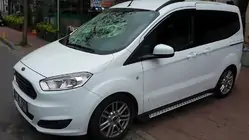Ford Connect 2014–2021 Sidosteg DOT-Line (2 st, aluminium) foto 4