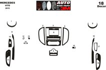 Mercedes Vito/V-klass W447 2014– Instrumentpanelskydd Trä foto 6