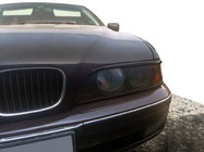 BMW 5-serie E39 1996–2003 Ögonlock till strålkastare (2 st, svarta) foto 1