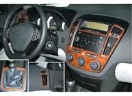 Kia Ceed 2007–2012 Instrumentpanelslister (Meric) Aluminium foto 6