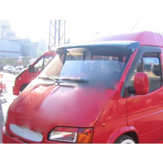 Vindrutespoiler (svart blank, 5 mm) Ford Transit 1991–2000 foto 2