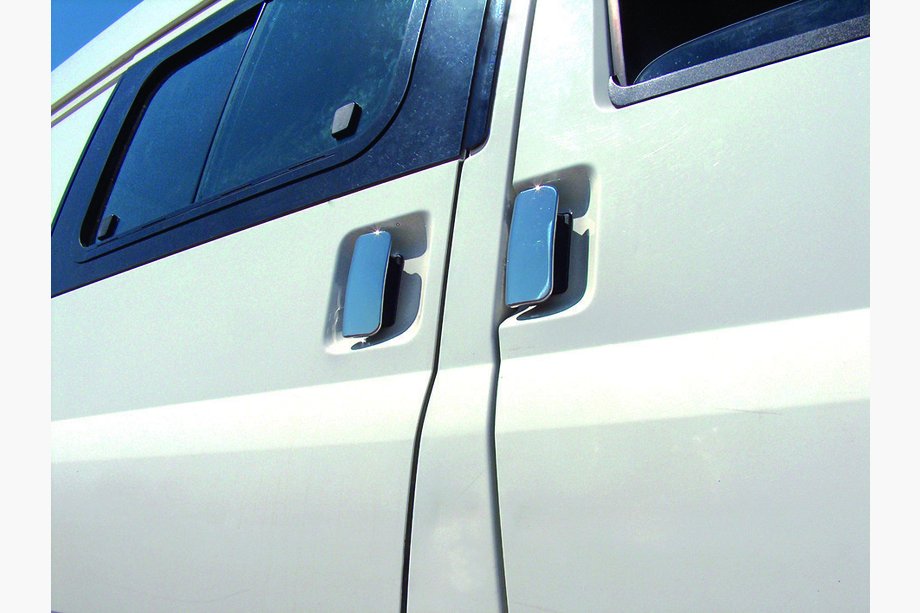 Ford Transit 2000–2014 Dörrhandtagskåpor (Omsa, 4 dörrar, rostfritt stål) Image