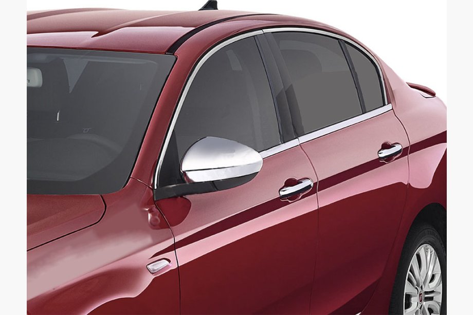 Fiat Tipo 2016– Komplett fönsteromramning (rostfritt stål) Image