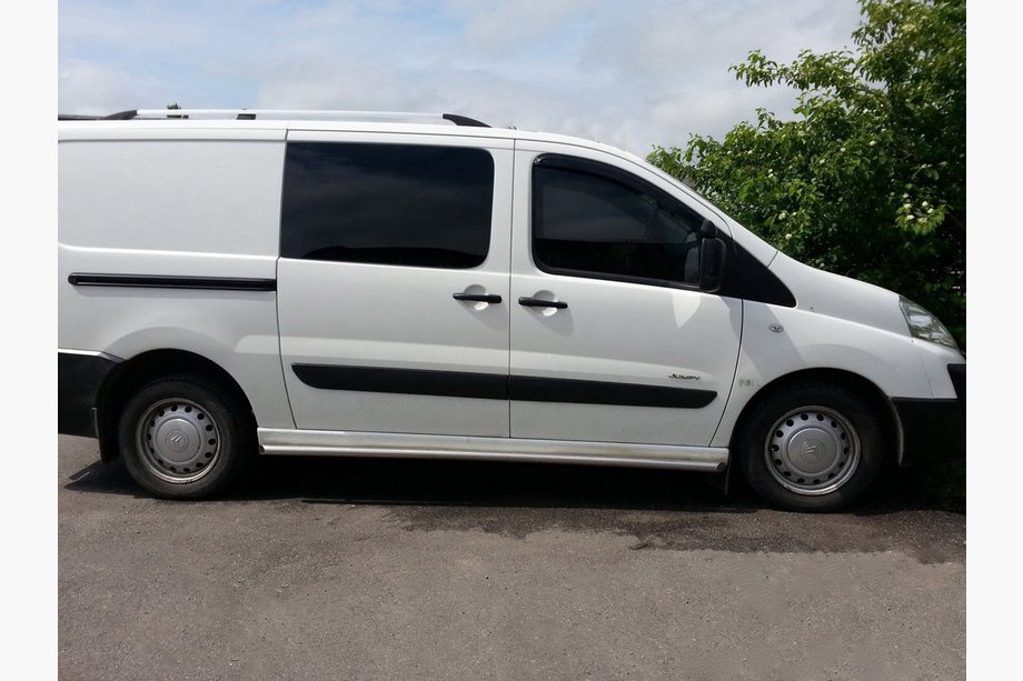 Citroen Jumpy 2007–2017 Sidorör (2 st, rostfritt stål) Ø60, kort hjulbas Image