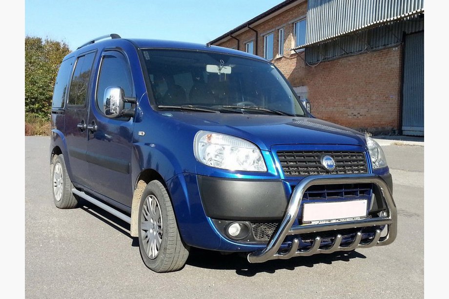 Fiat Doblo I 2005–2010 Frontbåge WT003 (rostfritt stål) 60 mm Image