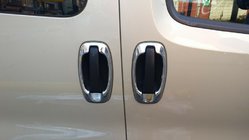 Fiat Fiorino/Qubo 2008–2024 Handtagsramar (4 st, rostfritt stål) Carmos - turkiskt stål foto 9
