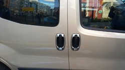 Fiat Fiorino/Qubo 2008–2024 Handtagsramar (4 st, rostfritt stål) Carmos - turkiskt stål foto 10