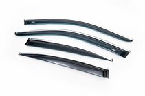 BMW 5-serien E60/E61 2003–2010 Vindavvisare med kromlist SD (4 st, HIC) foto 1