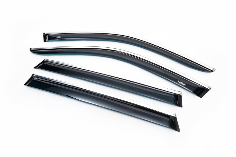 Lexus GS 2005–2011 Vindavvisare med kromlist (4 st, HIC) Image