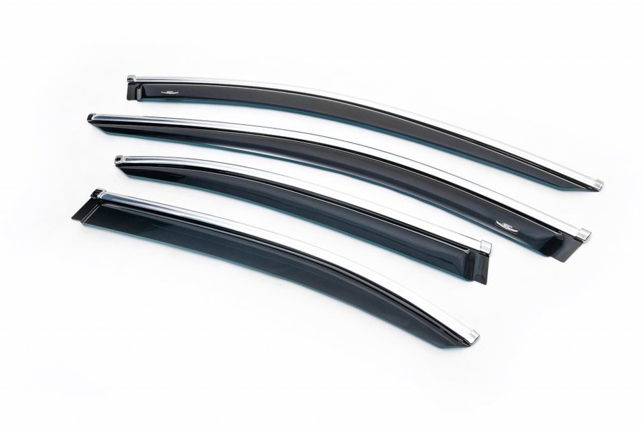 Mercedes E-klass W213 2016–2023 Vindavvisare med kromlist SD (4 st, HIC) Image
