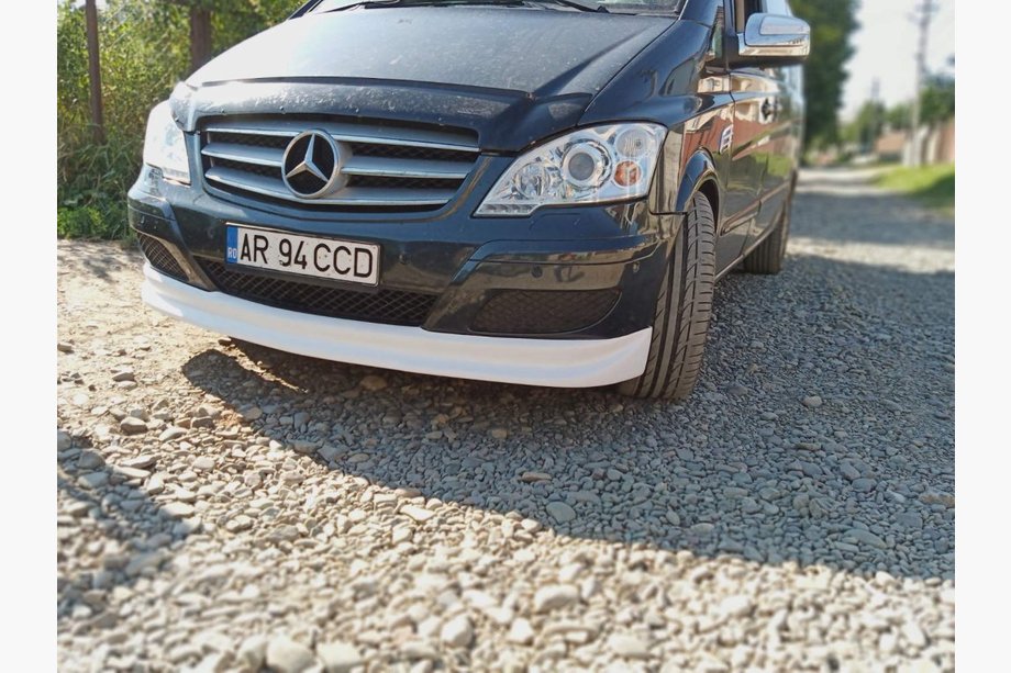 Mercedes Viano 2004–2014 Främre läppspoiler 2010-2015 (för lackering) Image