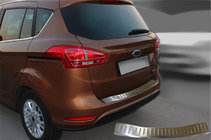 Ford B-Max 2012–2017 Bakre stötfångarskydd OmsaLine (rostfritt) foto 1