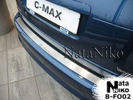 Ford C-Max/Grand C-Max 2010–2019 Bakre stötfångarskydd Nataniko (rostfritt stål) C-Max foto 1